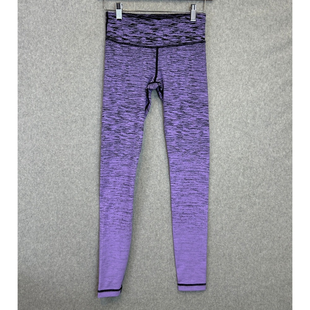 Vimmia Leggings Purple Space Dye Ombre Yoga Activewear Sporty Gym Womens Size XS